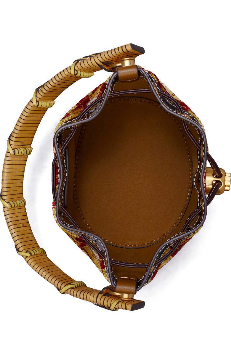 Tory Burch T Monogram Fil Coupé Mini Bucket Bag, Alternate, color,