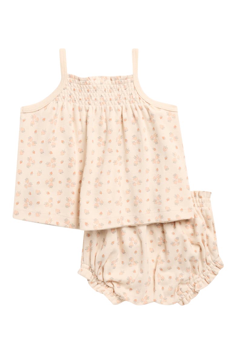 Smocked Tank & Bloomers Set, Alternate, color, ECRU