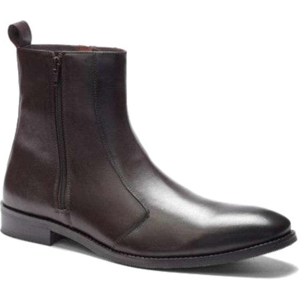 A. Veer Lexington Zip Boot In Brown