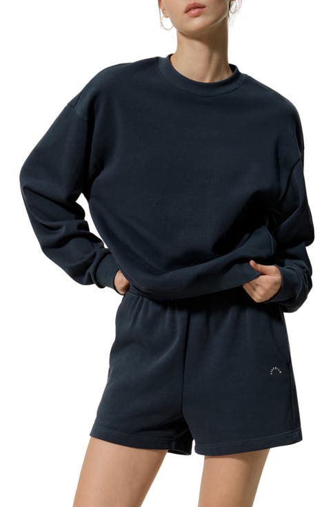 SILKERRY Oversized Porchlight Balance Crew Pullover Sweatshirt
