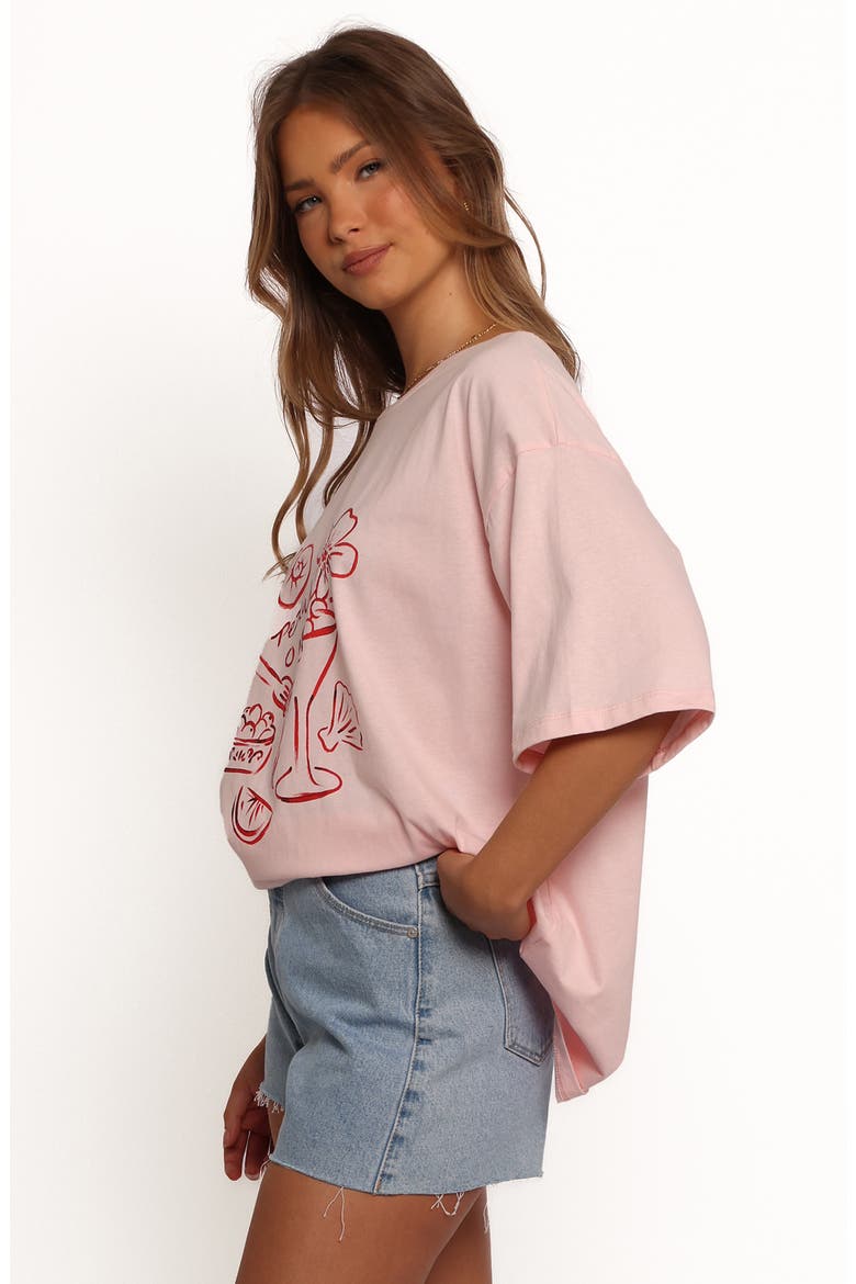 Loa Graphic T-Shirt, Alternate, color, PINK/ RED