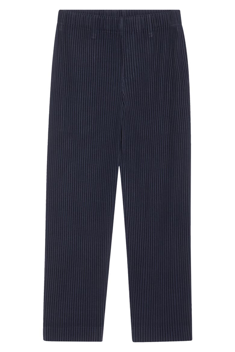 Basics Pleated Straight Leg Pants (Men) | Nordstrom