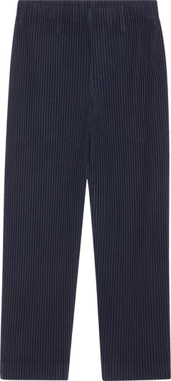Homme Plissé Issey Miyake Basics Pleated Straight Leg Pants