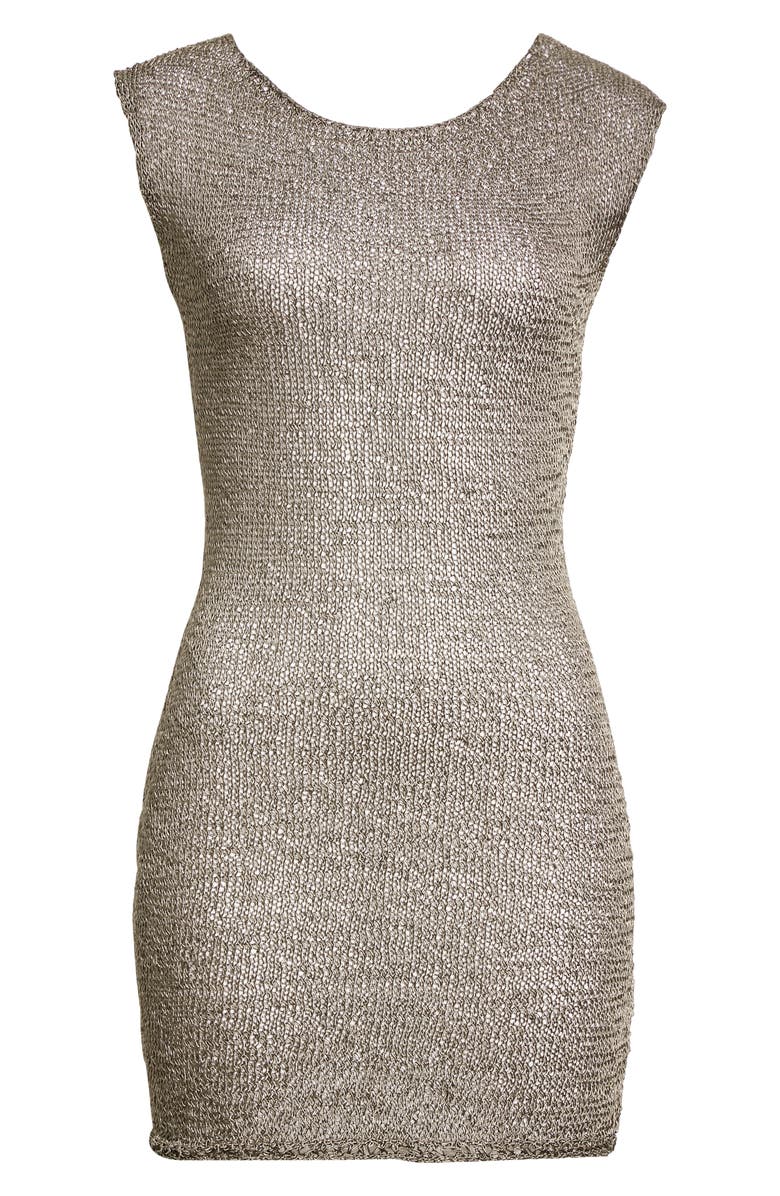 Paloma Wool Austin Sheer Knit Mini Sweater Dress, Alternate, color,