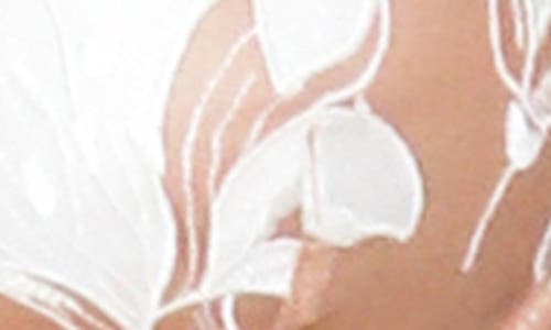 Fleur Du Mal Fuller Cup Lily Embroidered Underwire Demi Bra In Ivory