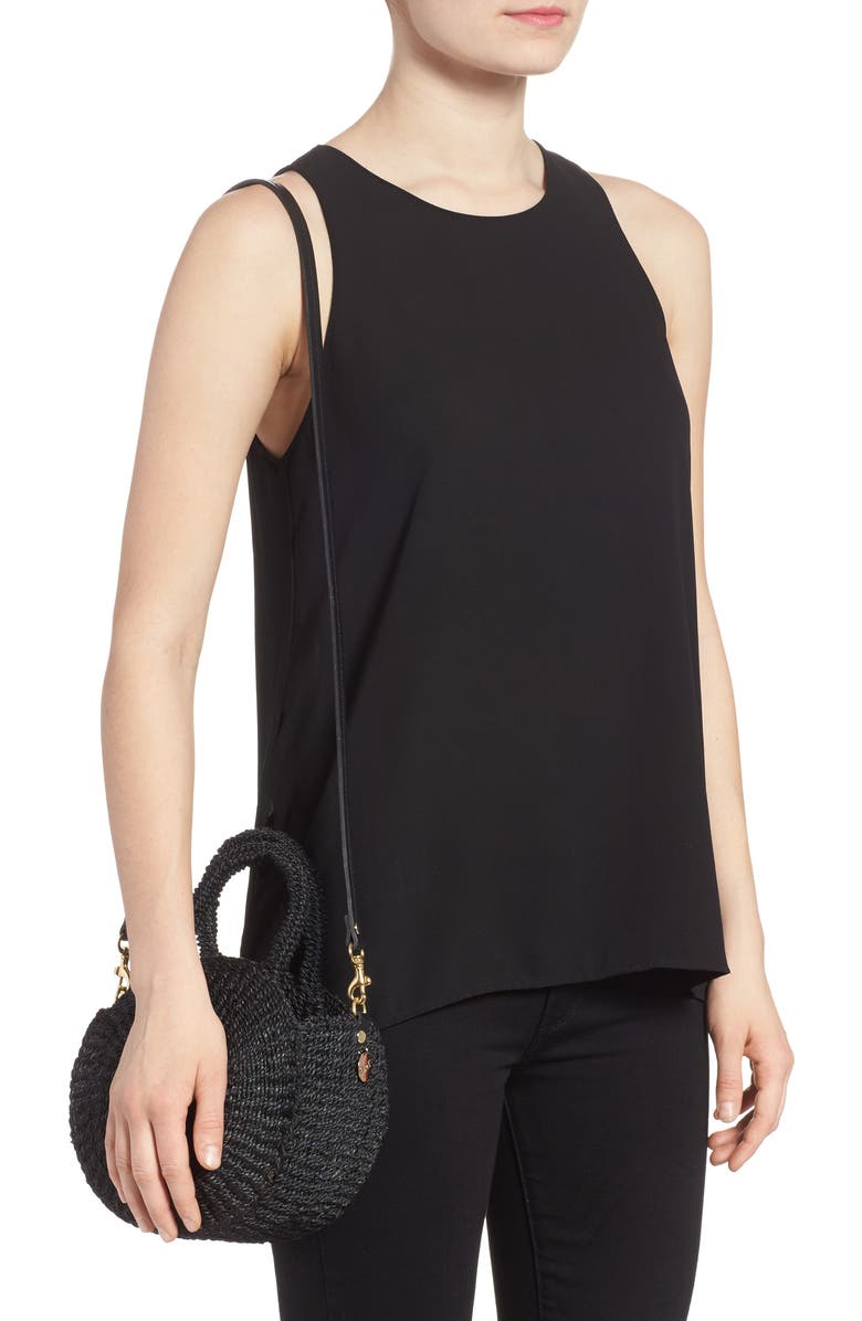 Clare V. Petite Alice Straw Bag, Alternate, color,
