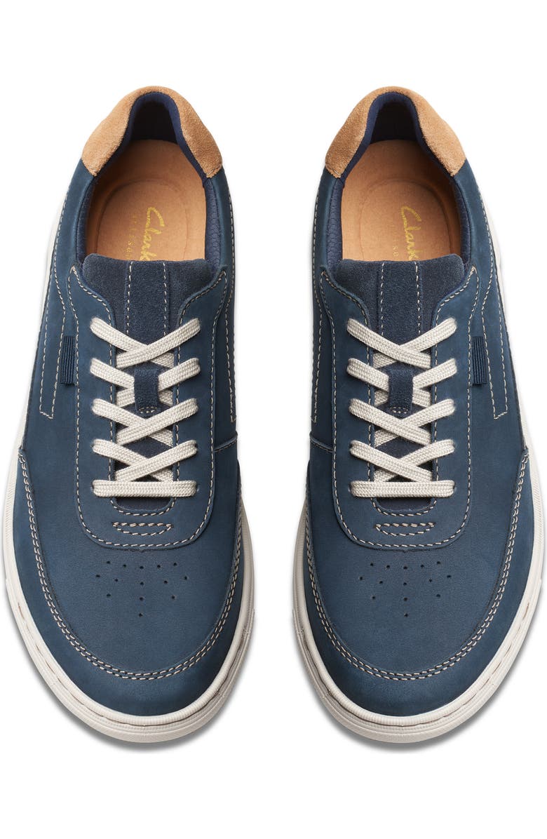 Clarks<sup>®</sup> Mapstone Trail Sneaker, Alternate, color, Navy Nubuck