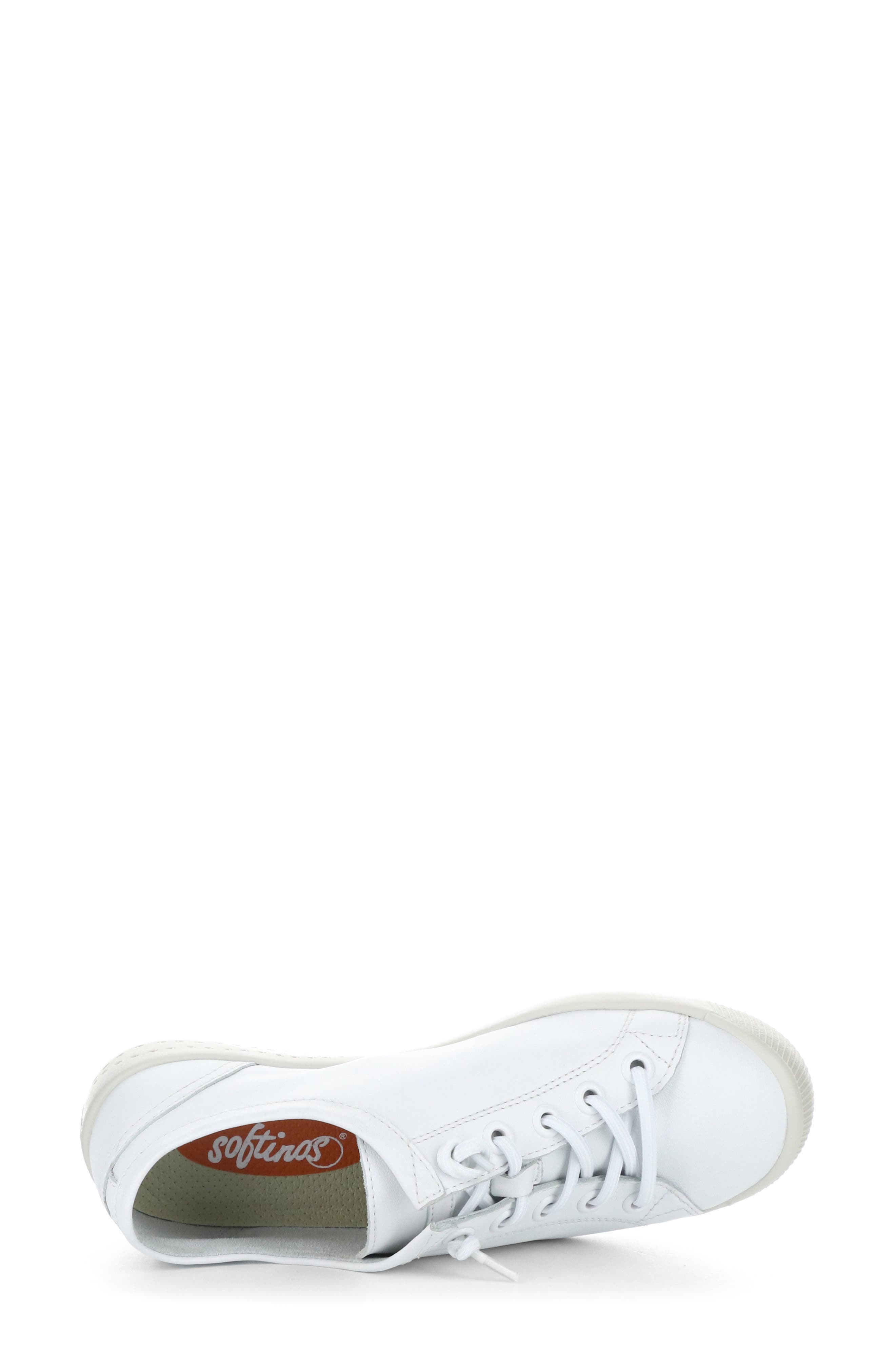 Softinos by Fly London Isla Sneaker, Alternate, color, 028 White Smooth Lea