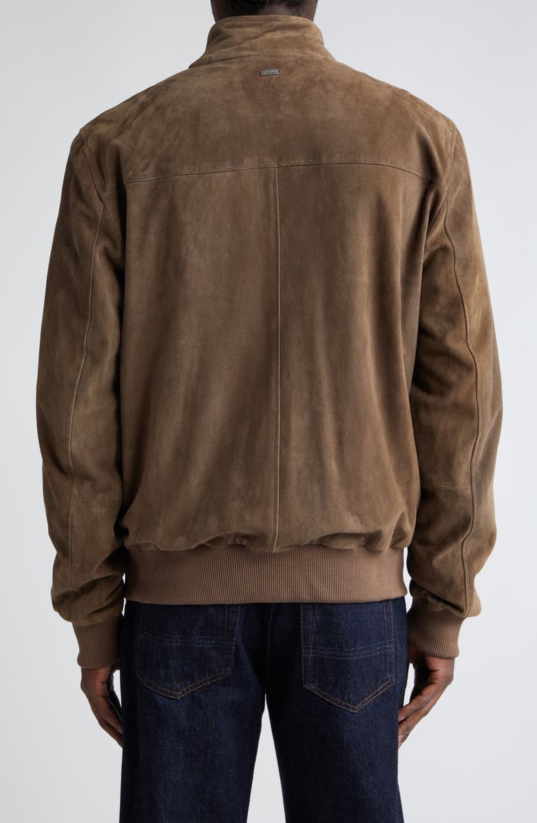 Herno Suede Bomber Jacket, Alternate, color, 