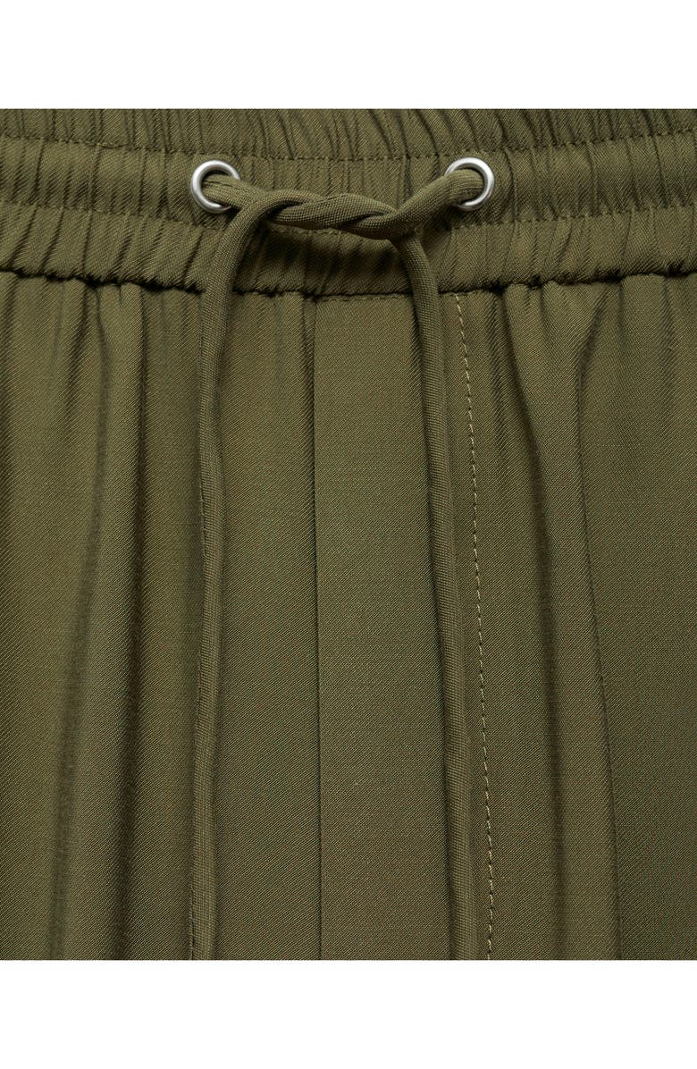 MANGO Straight Leg Pants, Alternate, color, Khaki Green