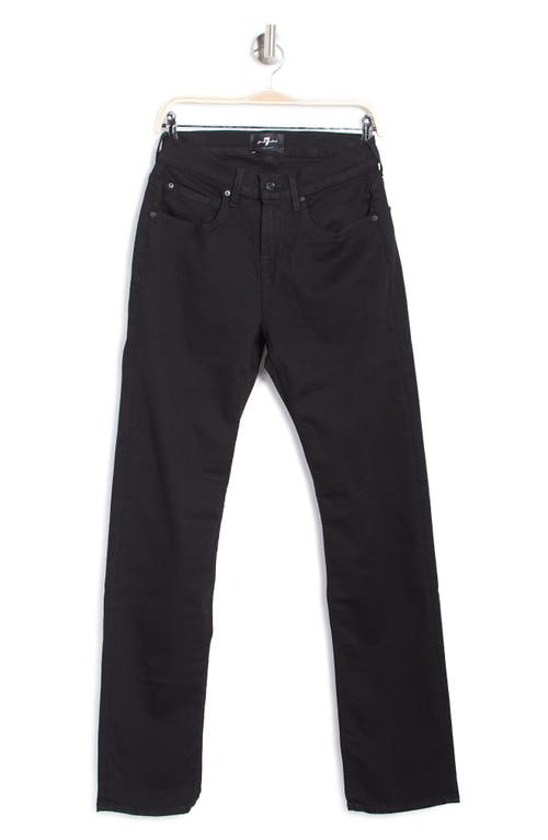 7 For All Mankind Austyn Relaxed Straight Leg Jeans In Black