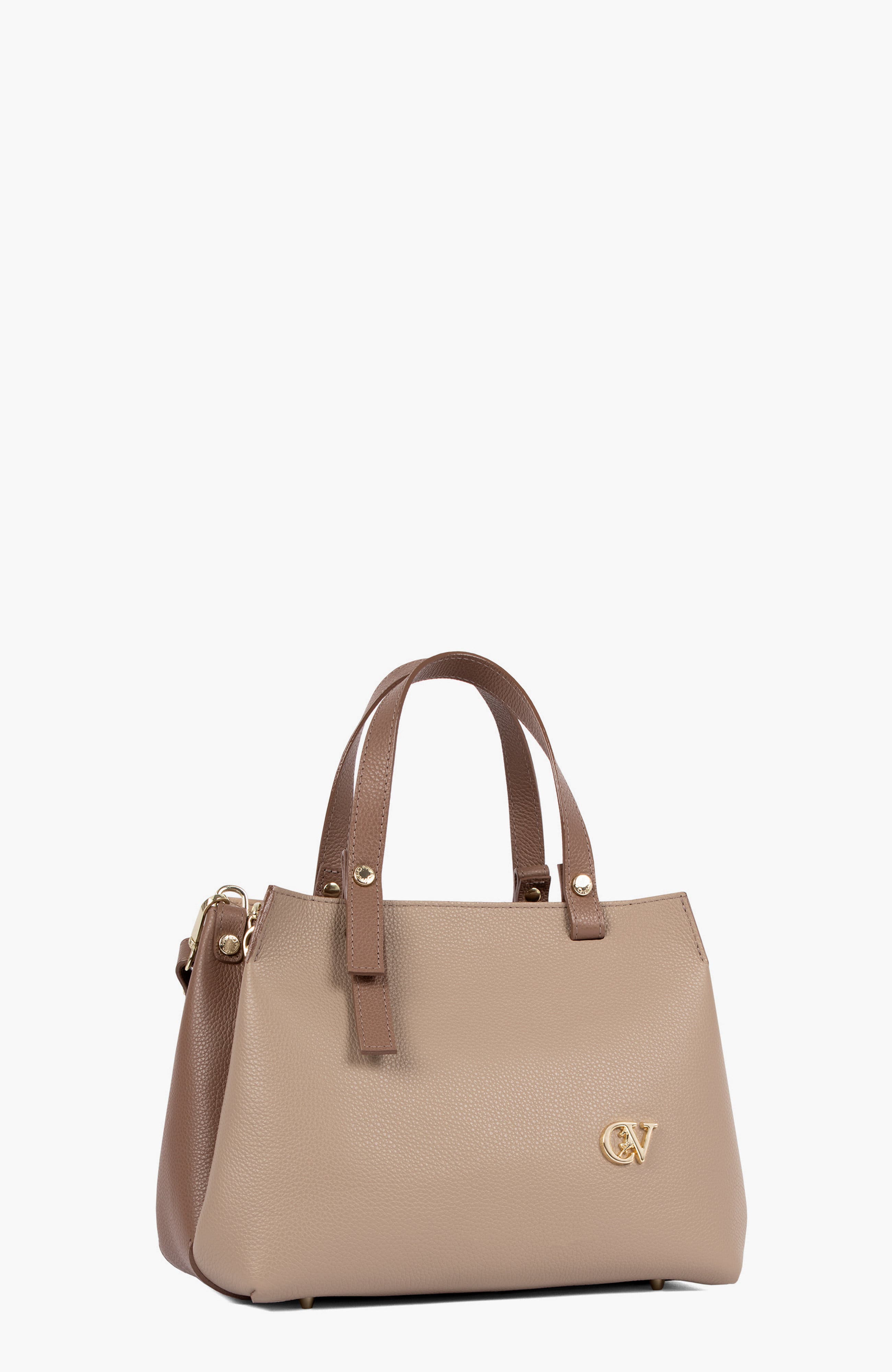 Signature CV By Cavalinho Leather Handbag 490, Alternate, color, Sand / Beige