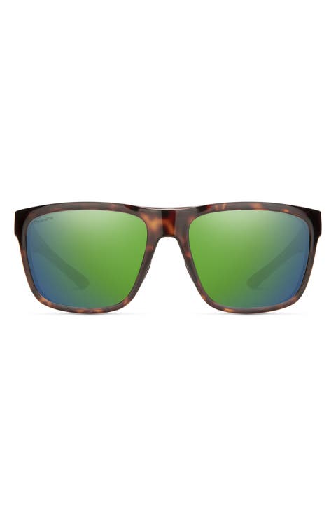 Longfin 57mm ChromaPop™ Polarized Square Sunglasses