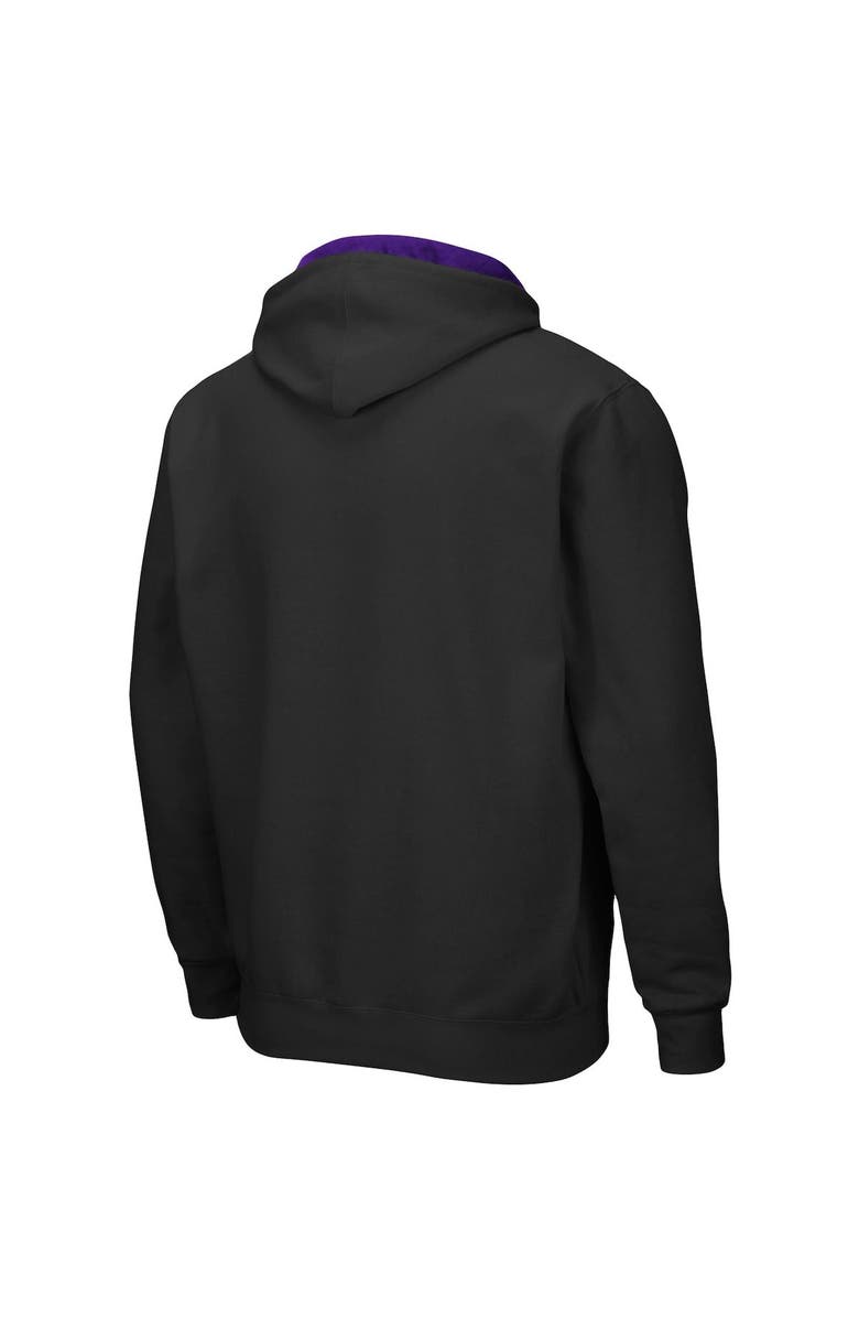 COLOSSEUM Men's Colosseum Black LSU Tigers Big & Tall Full-Zip Hoodie, Alternate, color, Black