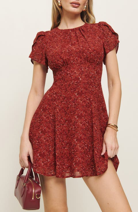 Lula Flutter Sleeve Minidress