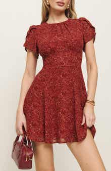 Reformation Lula Flutter Sleeve Minidress