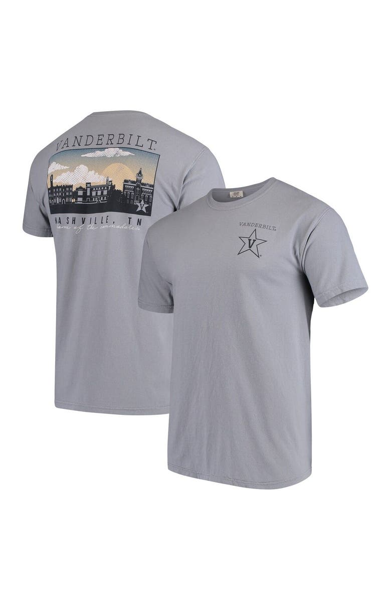 IMAGE ONE Vanderbilt Commodores Comfort Colors Campus Scenery T-Shirt - Gray, Main, color, 