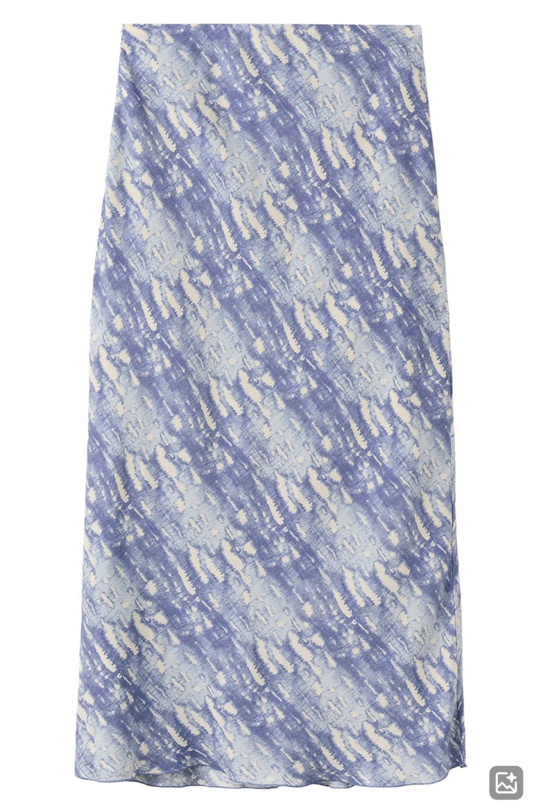 Print Maxi Skirt, Main, color, BLUE