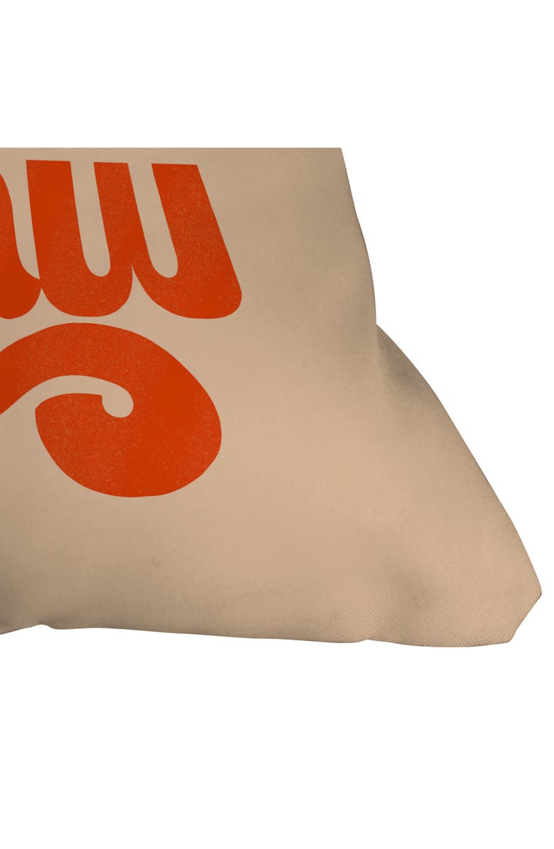 Deny Designs Yee Haw Throw Pillow, Alternate, color, Beige