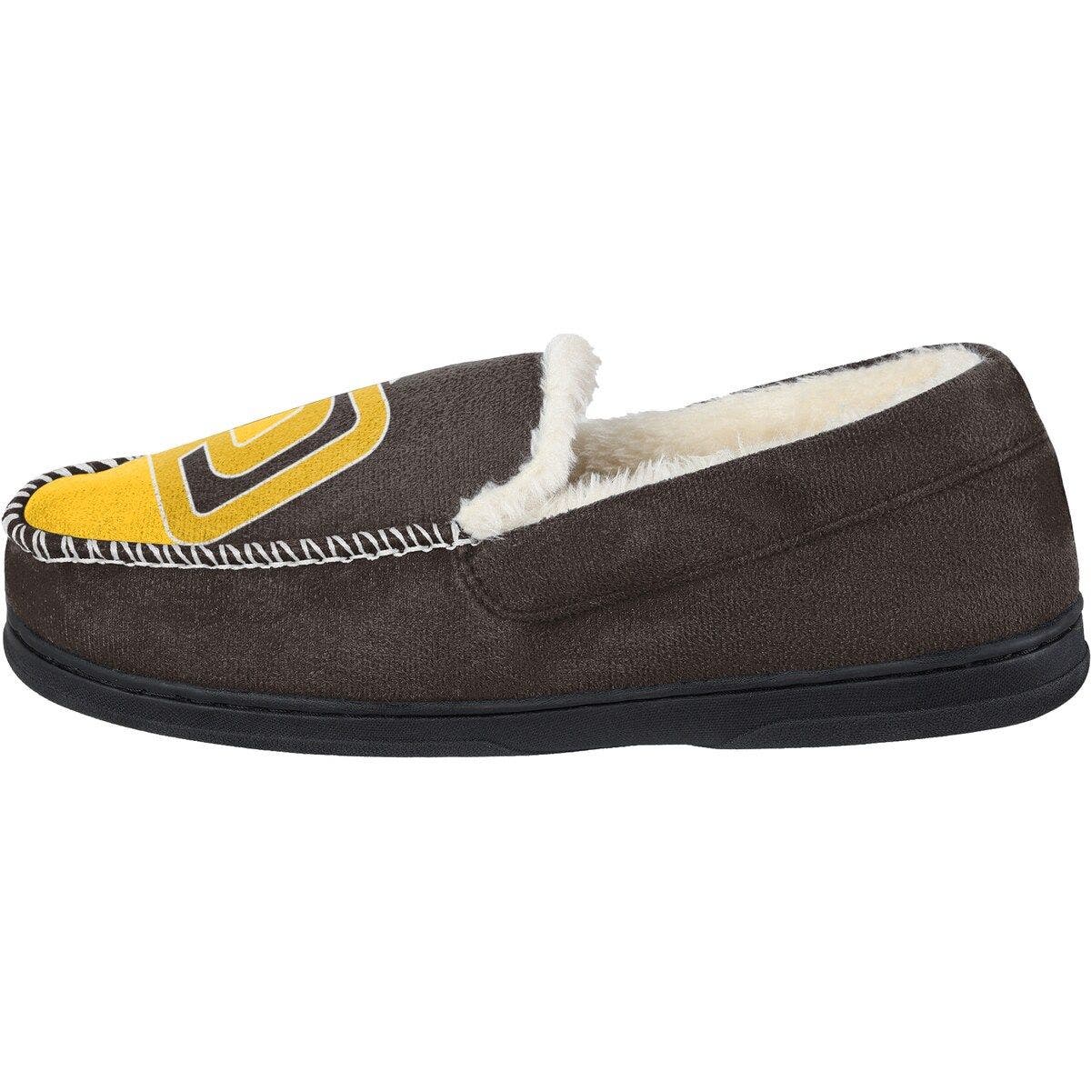 FOCO Men's FOCO San Diego Padres Colorblock Moccasin Slippers, Alternate, color, 