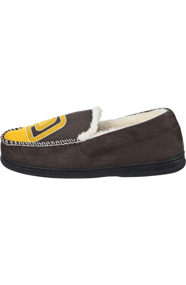 FOCO Men's FOCO San Diego Padres Colorblock Moccasin Slippers, Alternate, color,