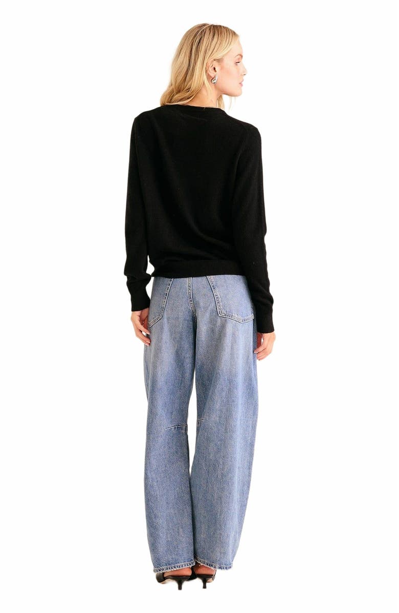 NAADAM The Original Cashmere Sweater, Alternate, color, Black