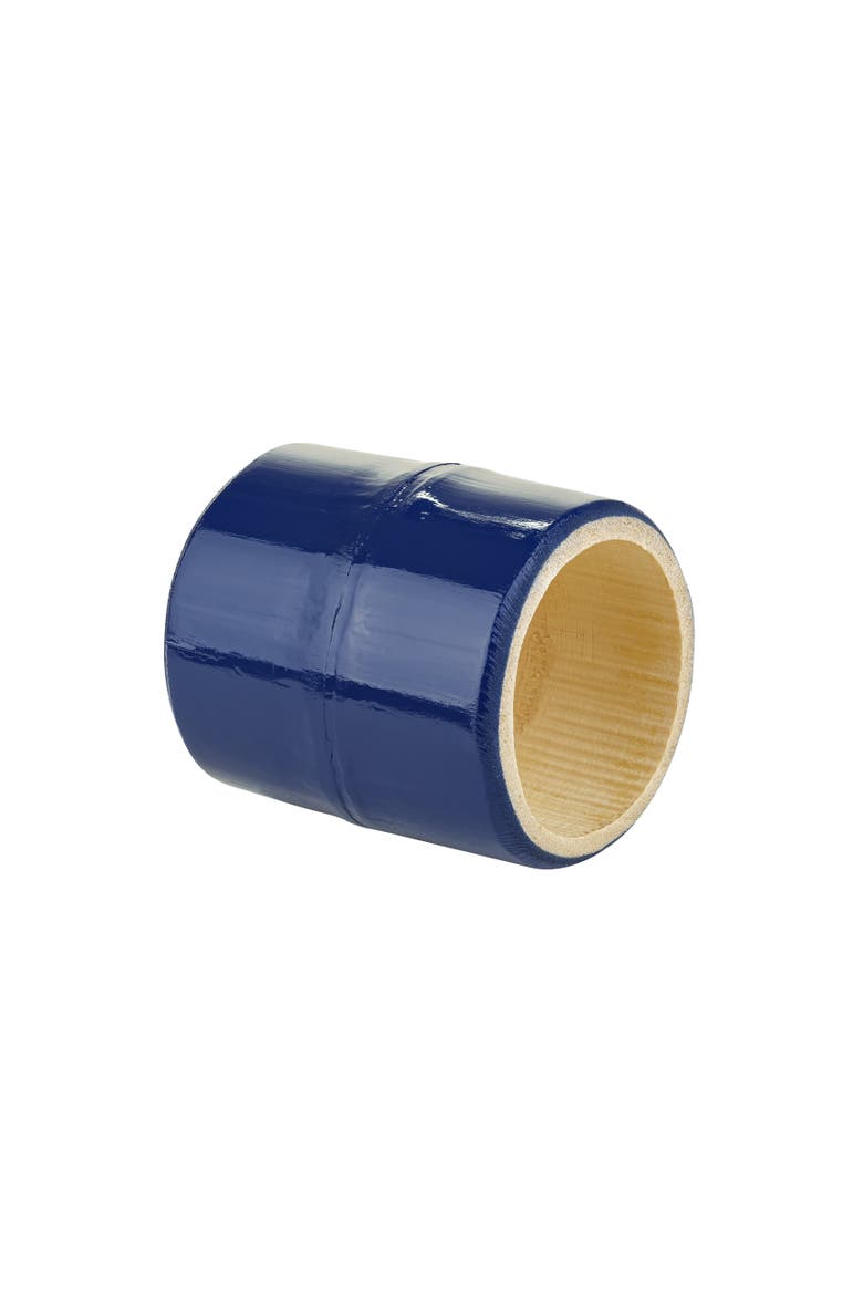 Wood Napkin Rings - Set of 4, Alternate, color, Blue