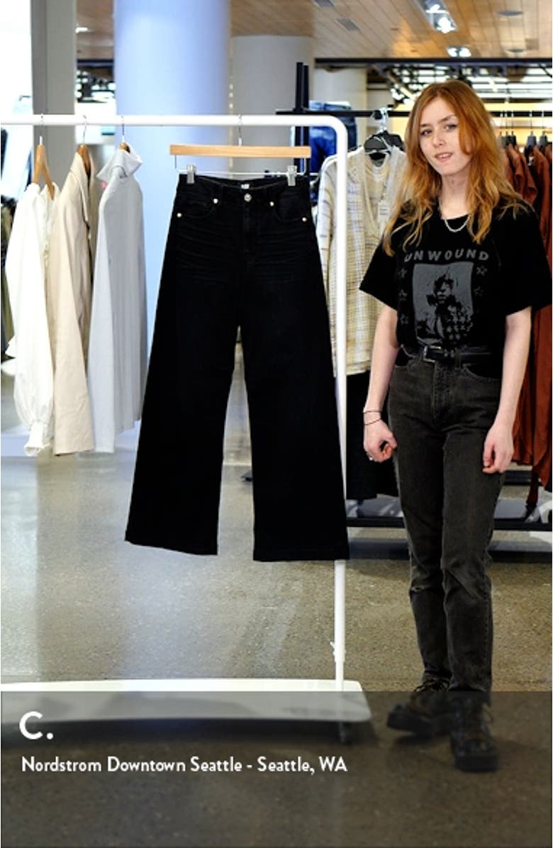 Anessa High Waist Wide Leg Jeans, sales video thumbnail