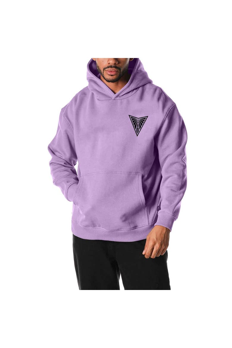 Unisex The Wild Collective  Violet Golden State Valkyries Heavy Wash Fleece Pullover Hoodie, Alternate, color, Violet