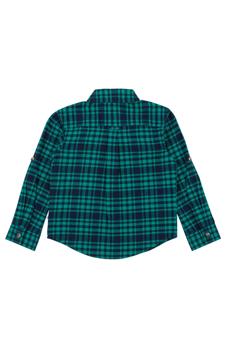RuggedButts Toddler Boys Long Sleeve Button Down Shirt, Alternate, color, Hayden Plaid