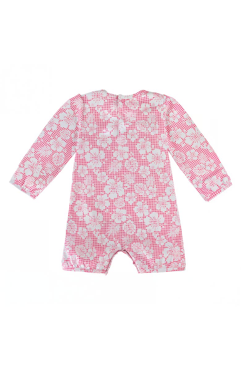 UV Skinz UV Sunzie, Alternate, color, Pink Hibiscus Gingham