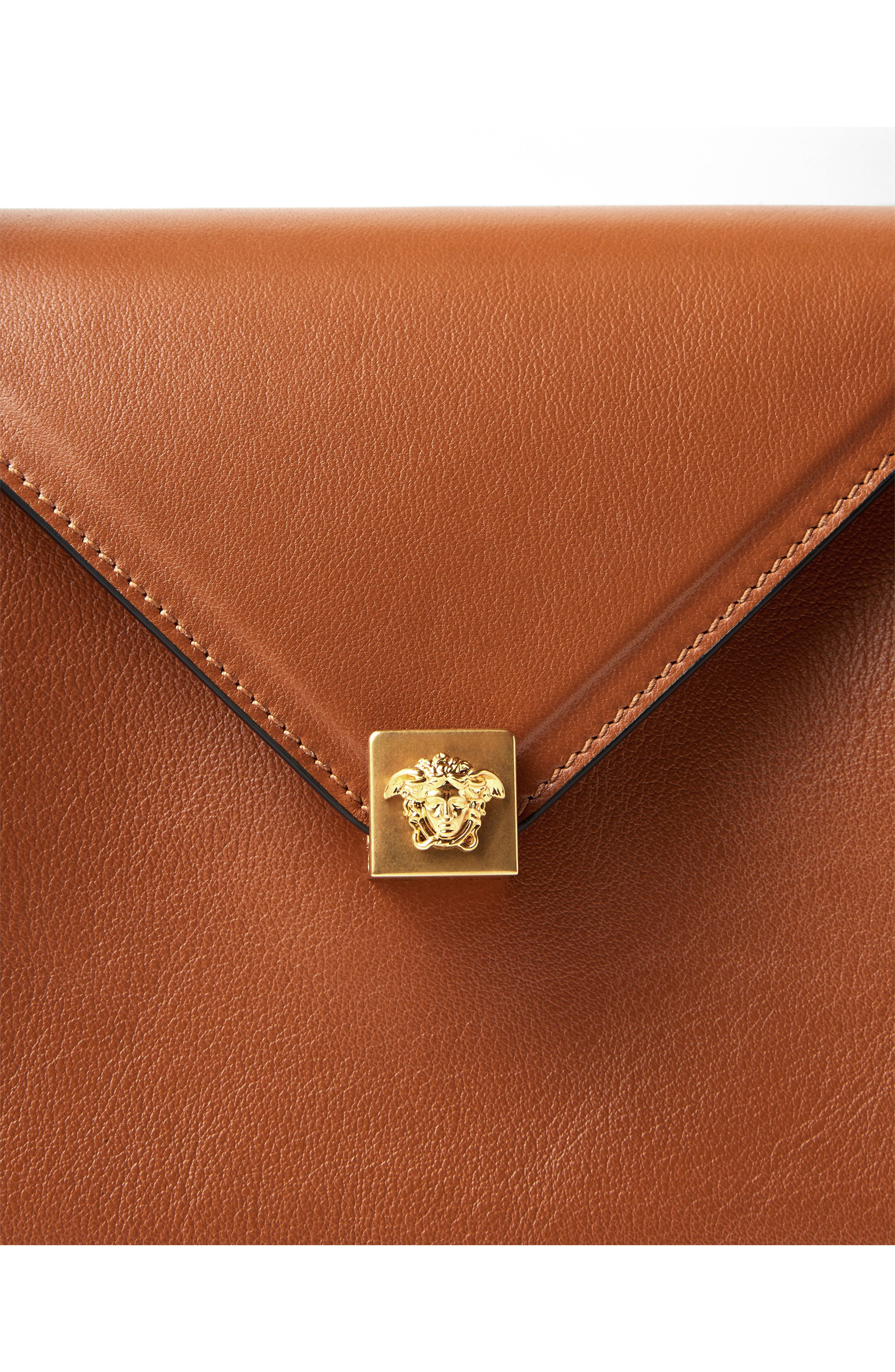 Medium Severine Top Handle Bag, Alternate, color, LEATHER-VIBRATED GOLD