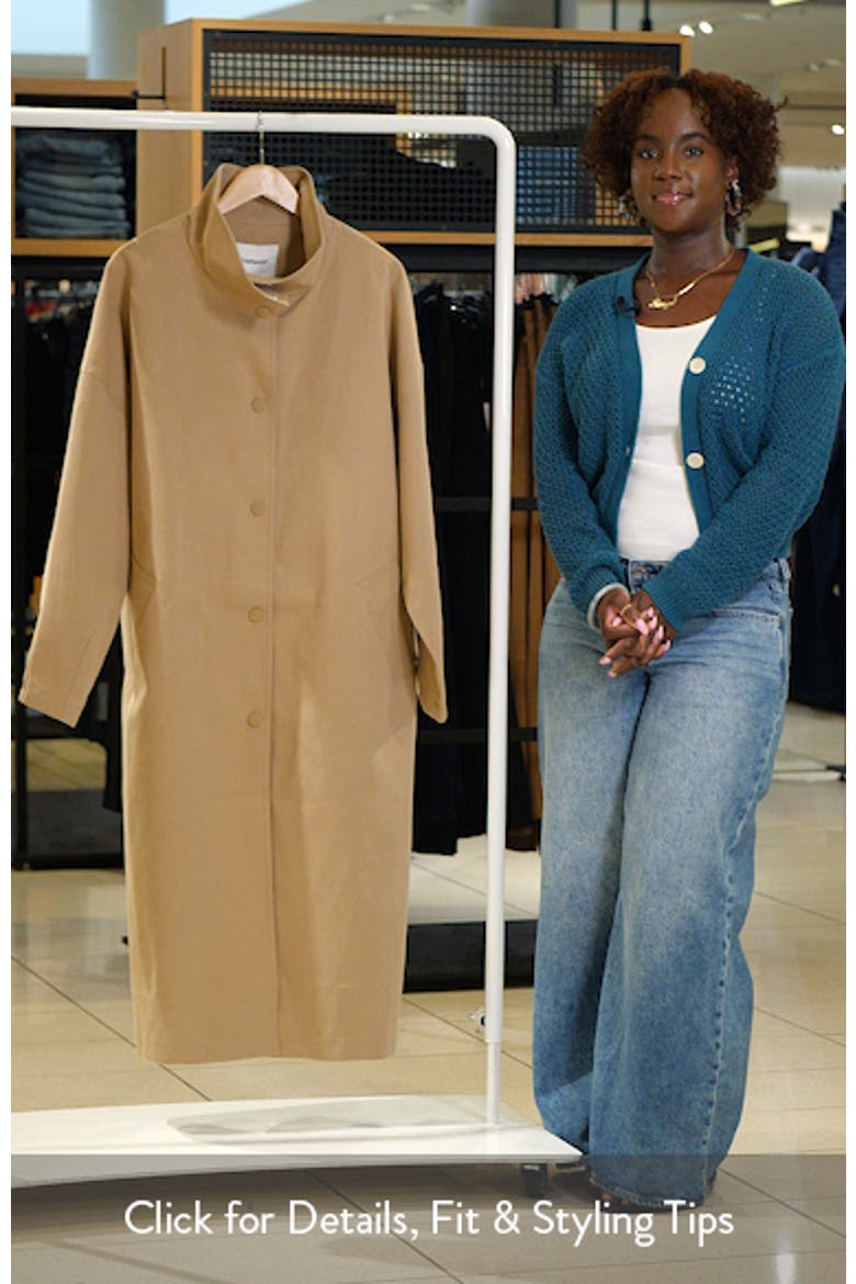 Stand Collar Longline Coat video