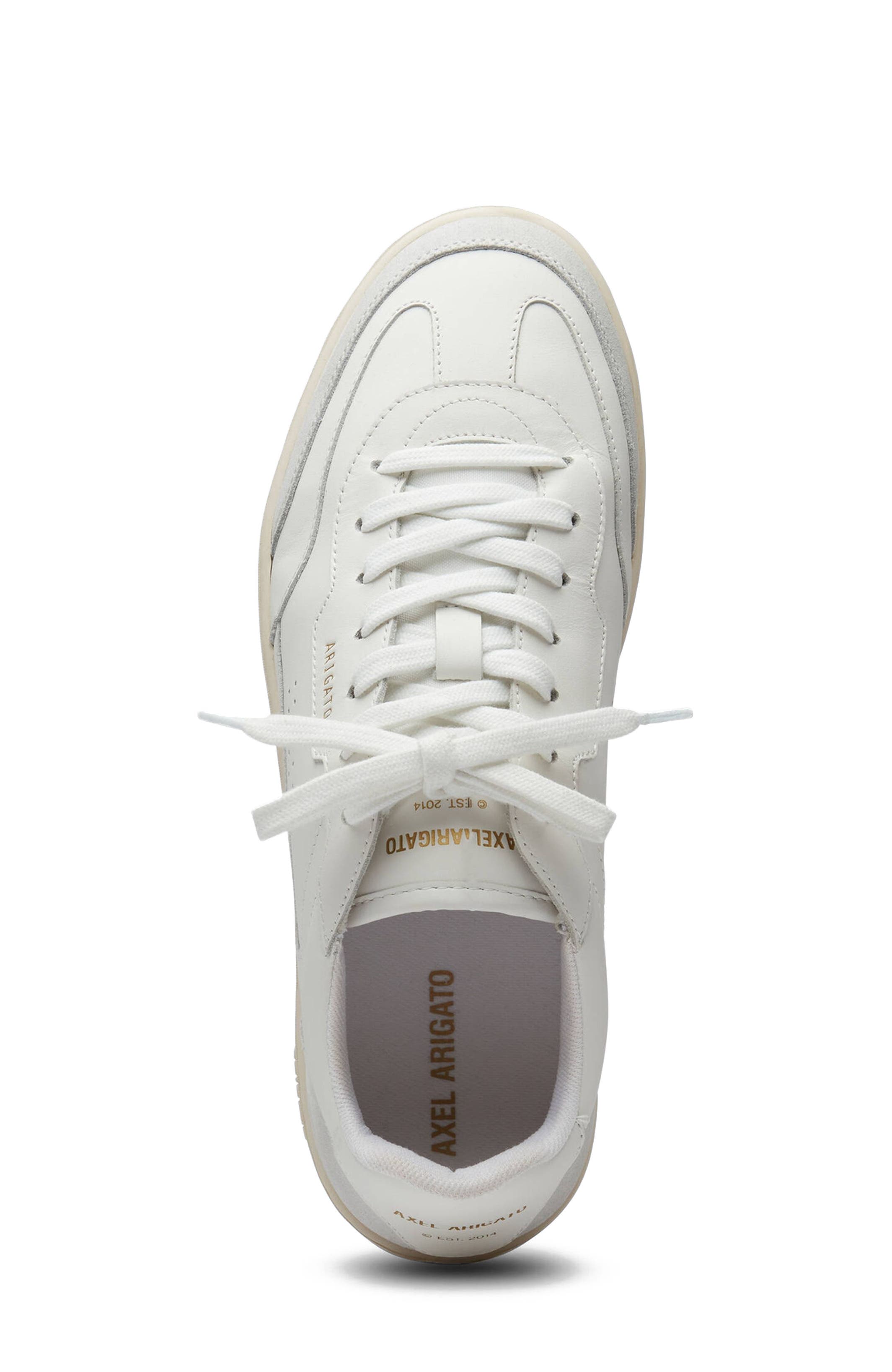 Axel Arigato Dice T-Toe Full Leather Sneaker - Men's, Alternate, color, White/Off White