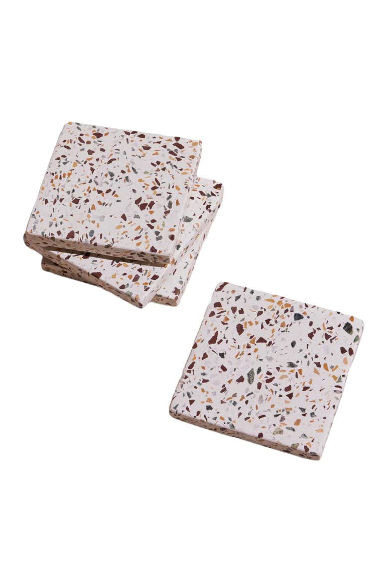 Centro Terrazzo Coasters - Set of 4, Main, color, Terrazzo