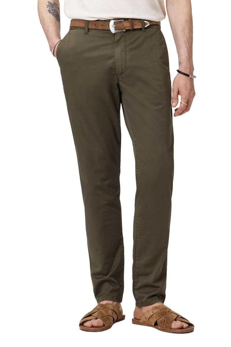 Lenny Slim Fit Chino Pants, Main, color, DARK OLIVE