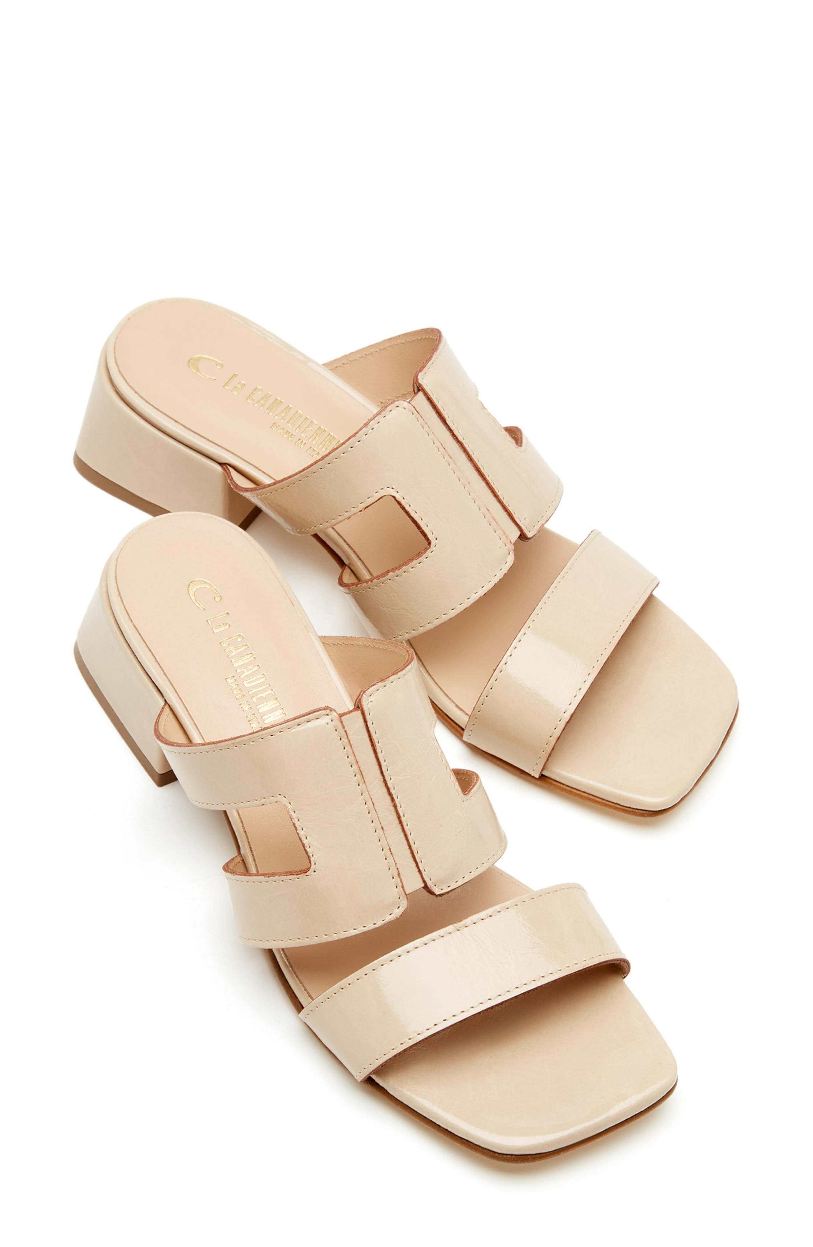 La Canadienne Fifi City Dry<sup>™</sup> Waterproof Slide Sandal, Alternate, color, Beige Crushed