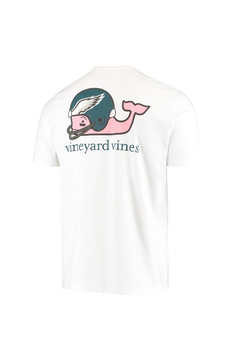 vineyard vines Men's Vineyard Vines White Philadelphia Eagles Big & Tall Helmet T-Shirt, Alternate, color,