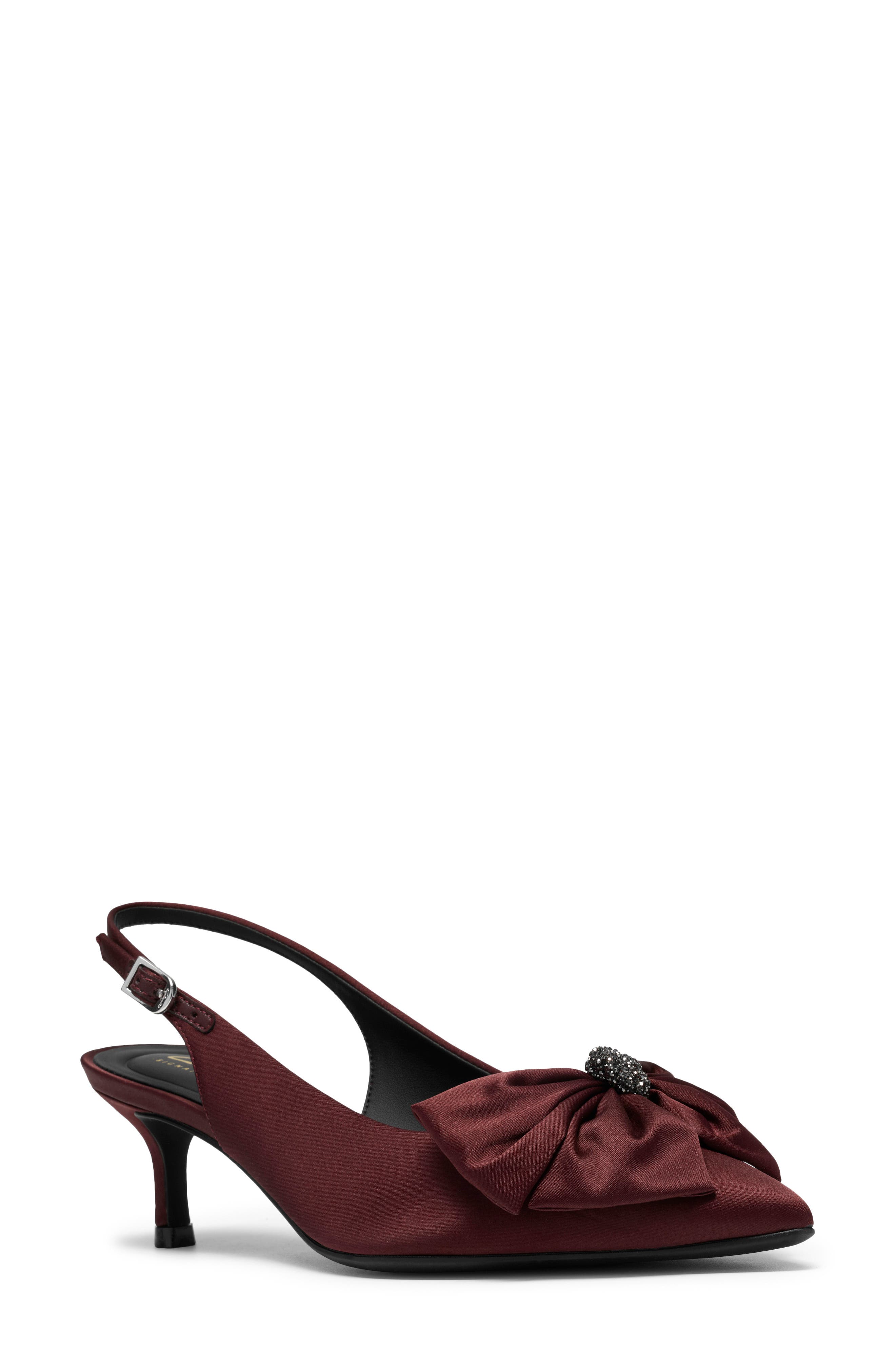 Zarey Bella Slingback Pump, Main, color, BURGUNDY