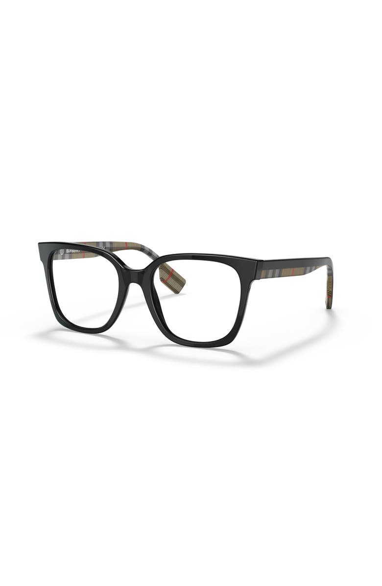 Burberry 52mm Square optical glasses, Main, color, Black