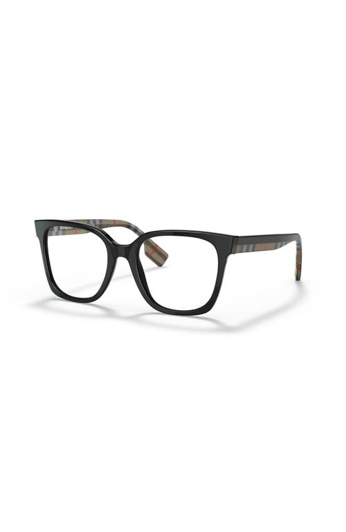 Burberry 52mm Square Optical Glasses In Black