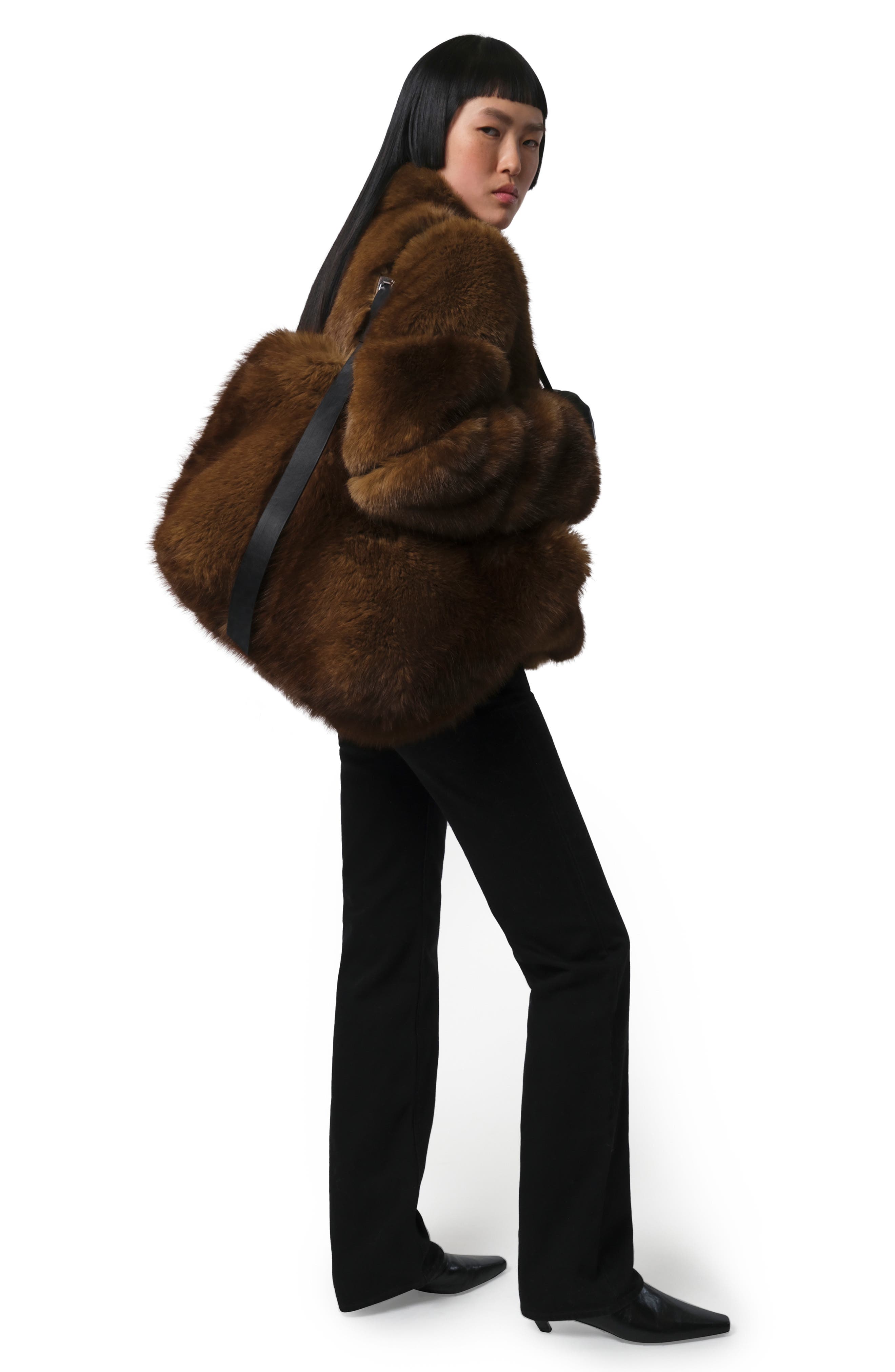 Apparis Esti Pluche<sup>™</sup> Faux Mink Tote, Alternate, color, 