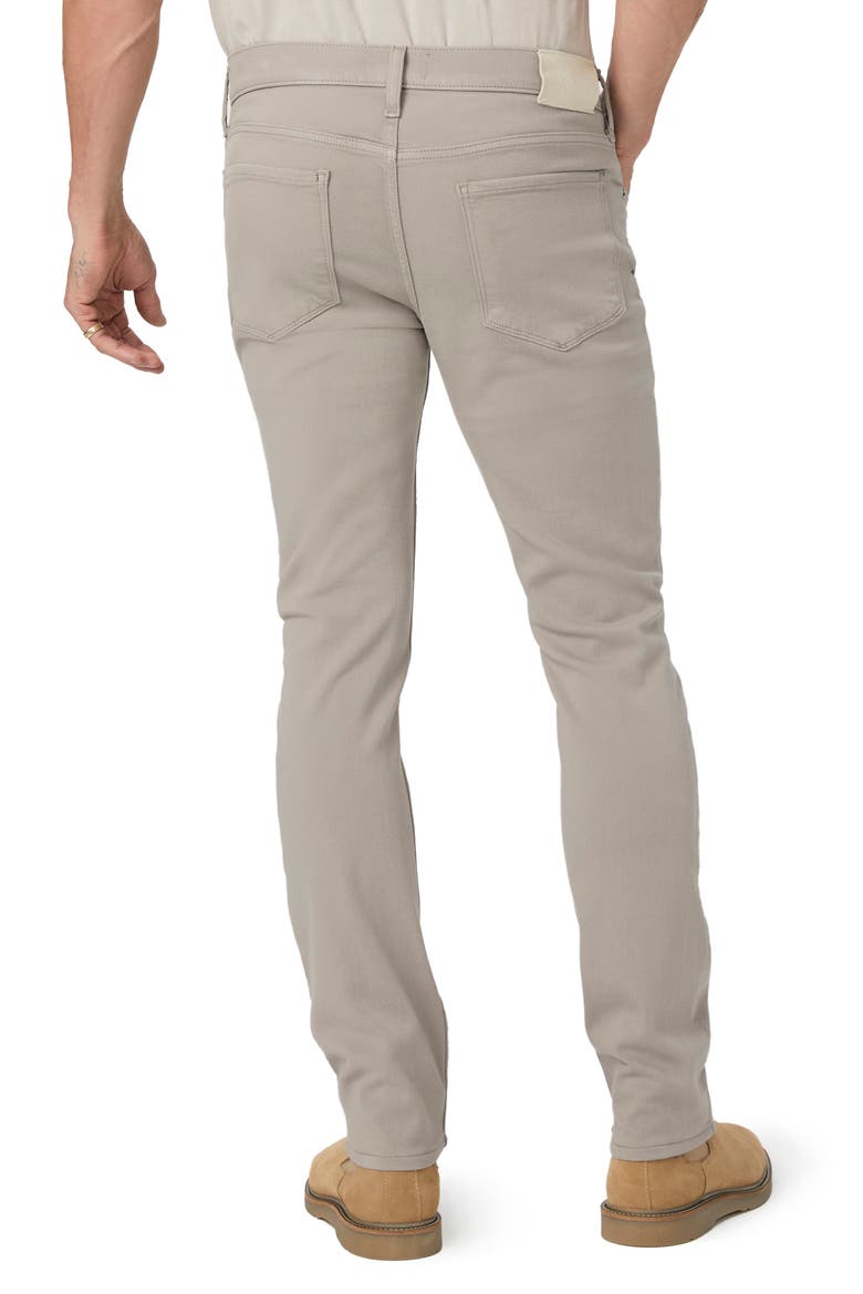 Transcend Lennox Slim Tapered Leg Five Pocket Pants, Alternate, color, SILV PEARL