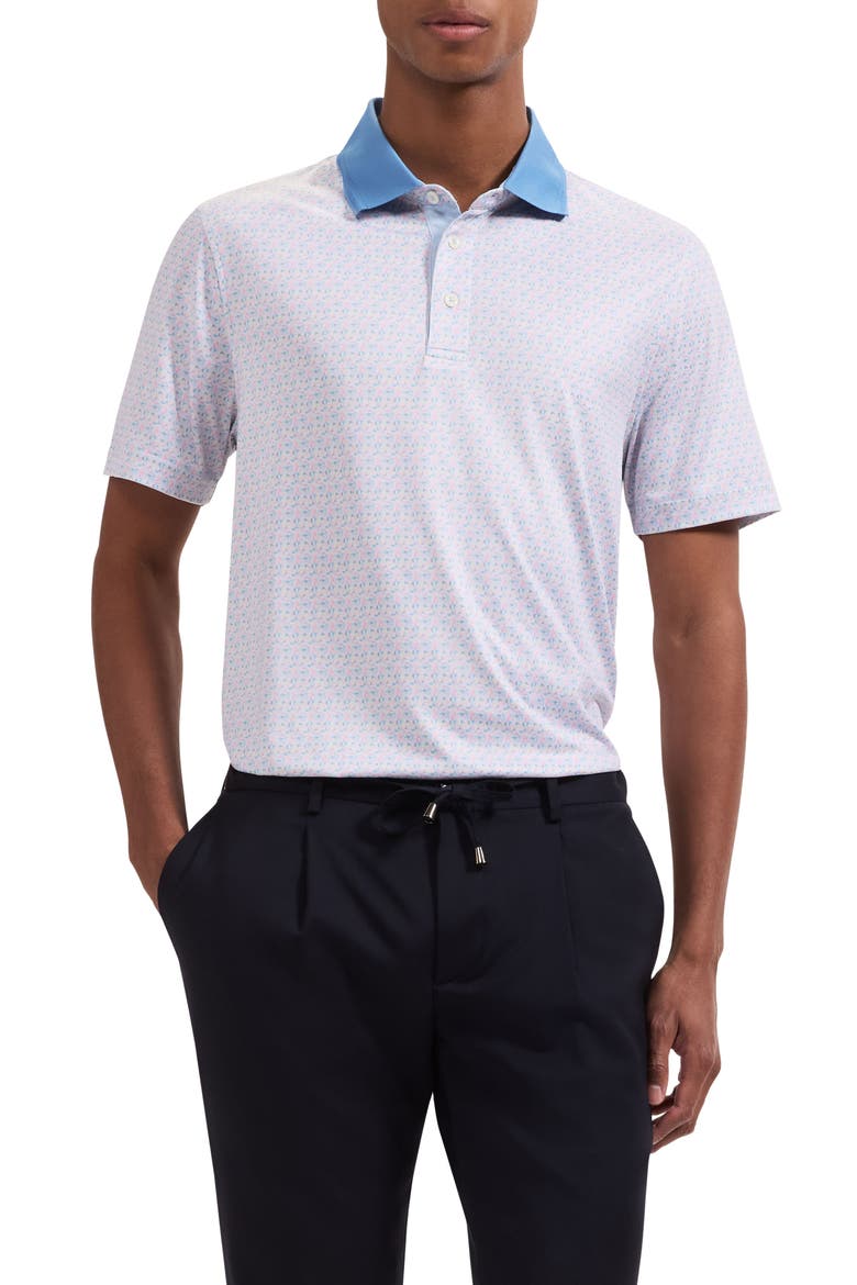 Three-Button Performance Polo, Main, color, JOJOBA
