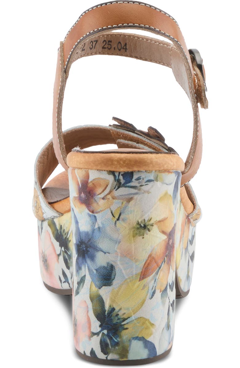 L'Artiste by Spring Step Felis Platform Sandal, Alternate, color, Camel Multi