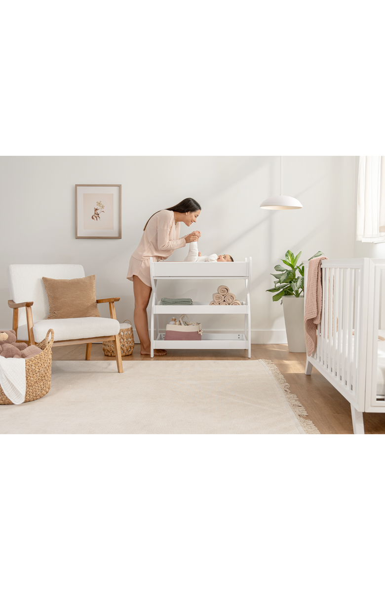 Comfy Cubs Baby Changing Table, Alternate, color, White