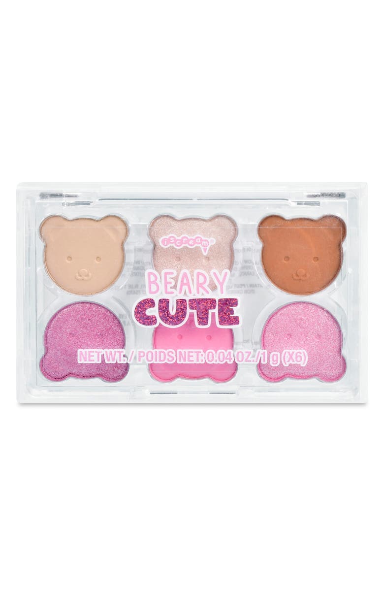 Iscream Kids' Beary Cute Eyeshadow Palette, Main, color, Pink Multi