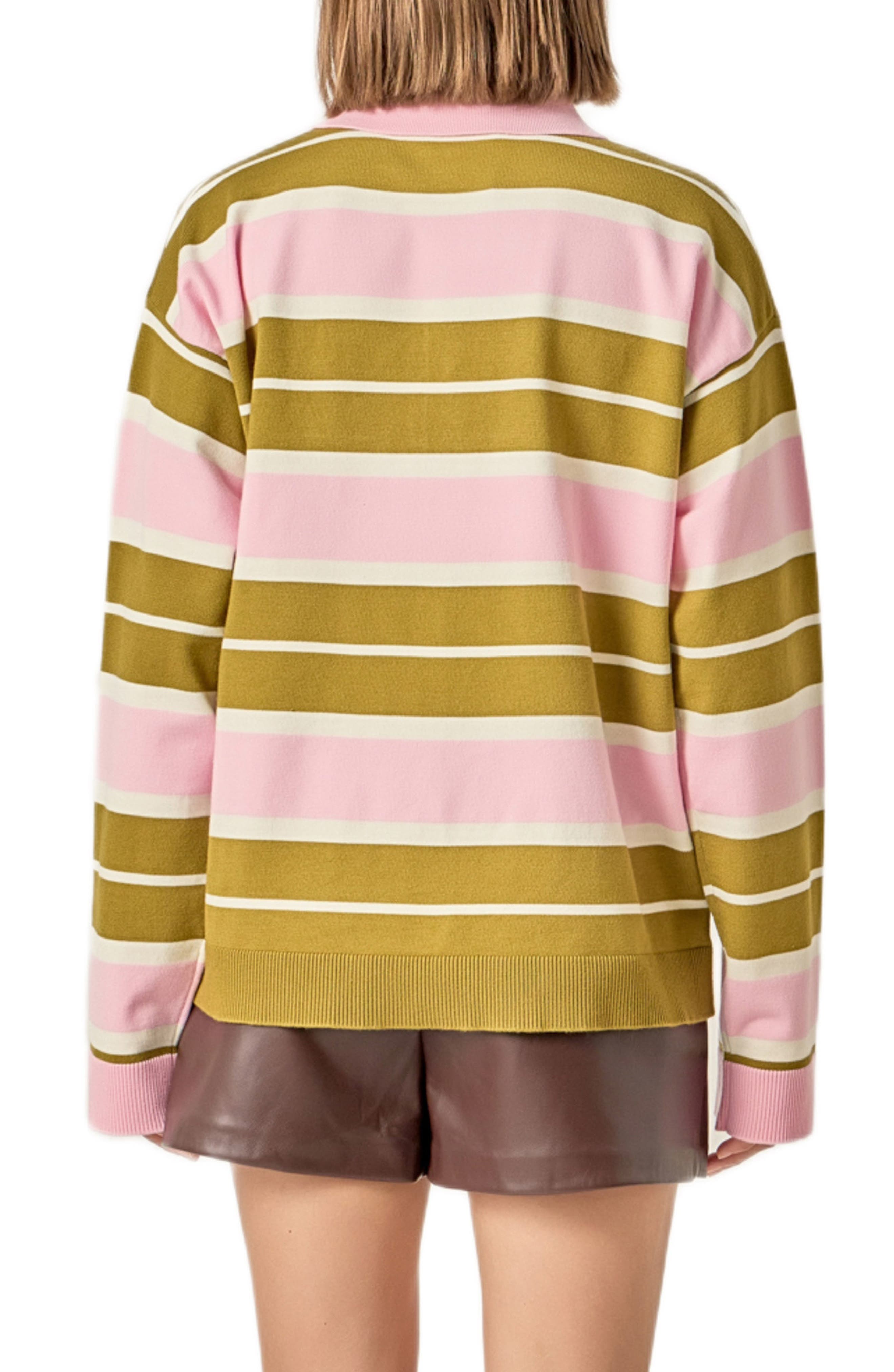 Stripe Polo Shirt - image 2