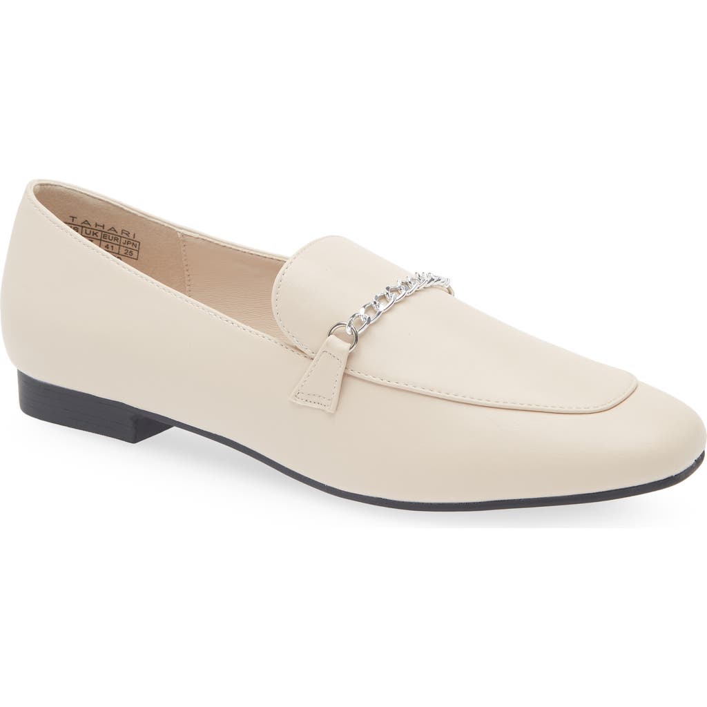 T Tahari Chambord Bit Loafer In Ivory