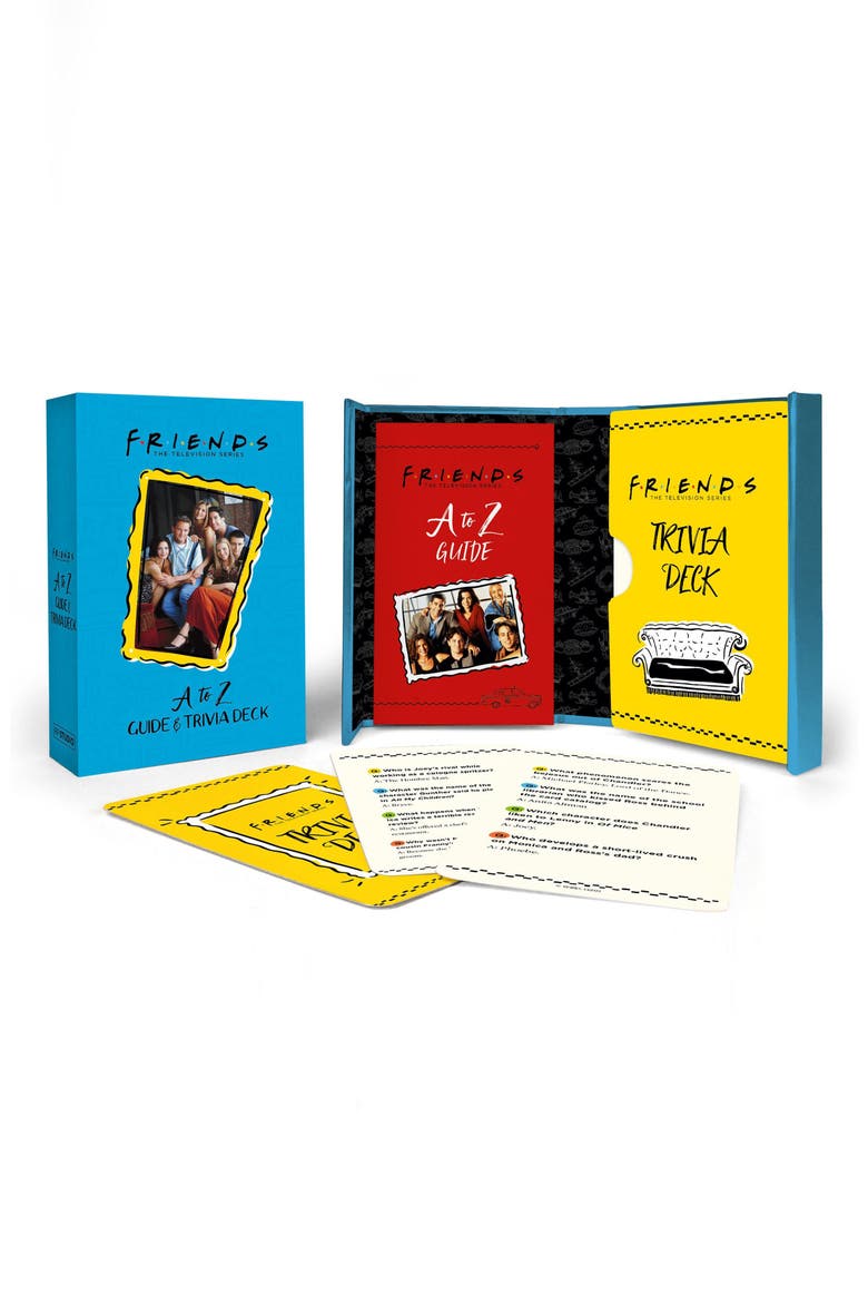 Friends A to Z Guide & Trivia Deck Book, Main, color, MULTI